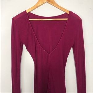 Free people open back intimately free people long sleeve ribbed